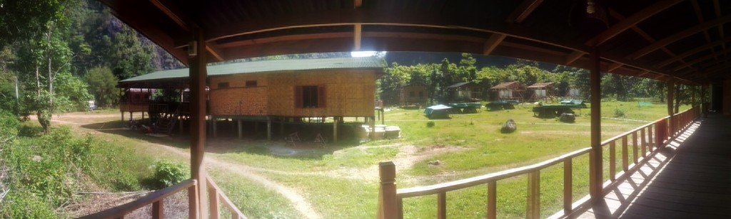 The camp ground, slack line and badminton court included!