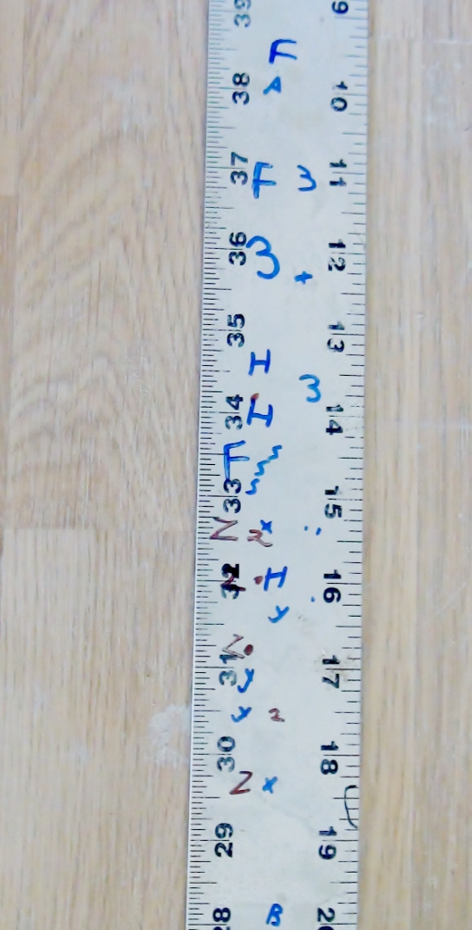 My failed reaction time experiment. The first hour or two after taking candy there is a slight improvement but later, when the ruler looked like it was leaking and moving results get worse with time.